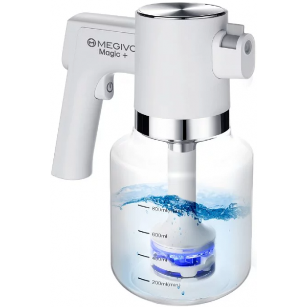 Megivo Magic+ 天然殺菌消毒水製造器 - 1分鐘製水，99.9999%殺菌，霧式噴灑